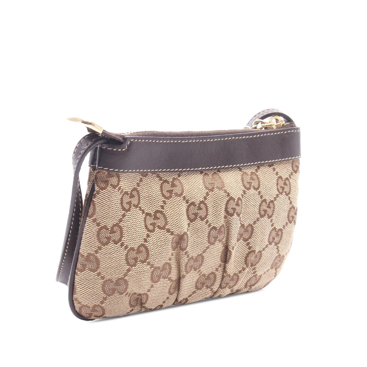 Gucci GG Canvas Crossbody — Beige