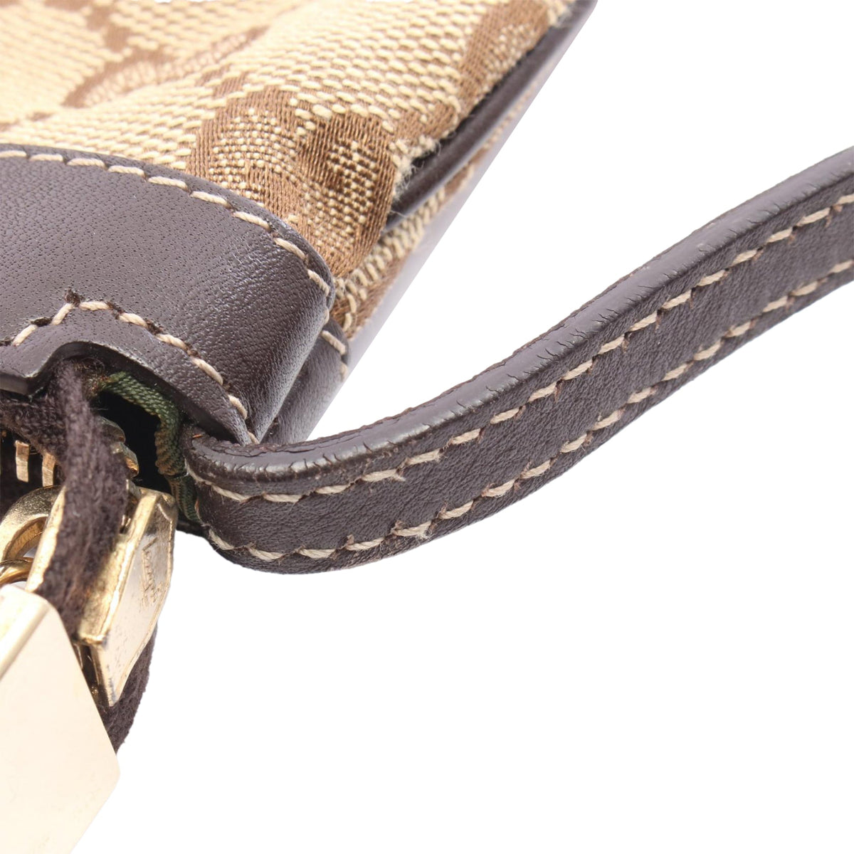 Gucci GG Canvas Crossbody — Beige