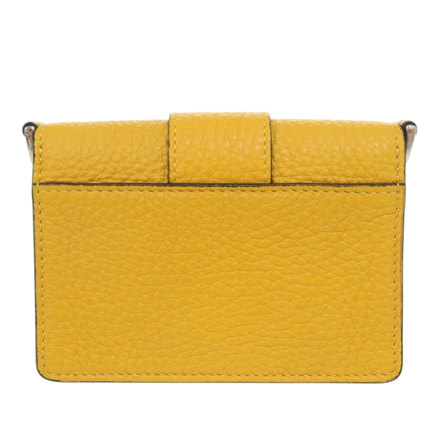 Fendi Micro Leather Flat Baguette Crossbody