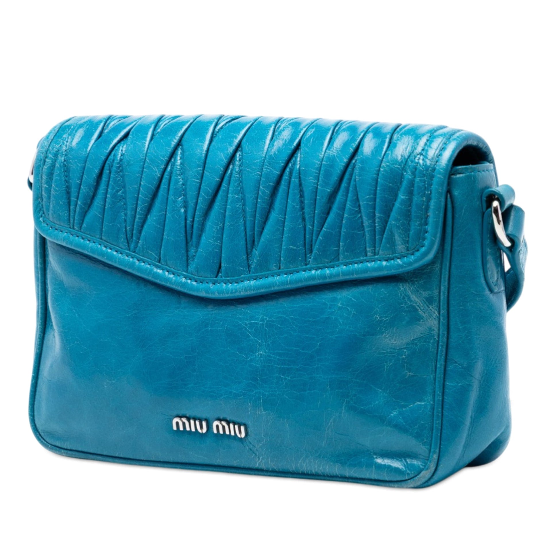 Miu Miu Matelasse Lambskin Flap Crossbody