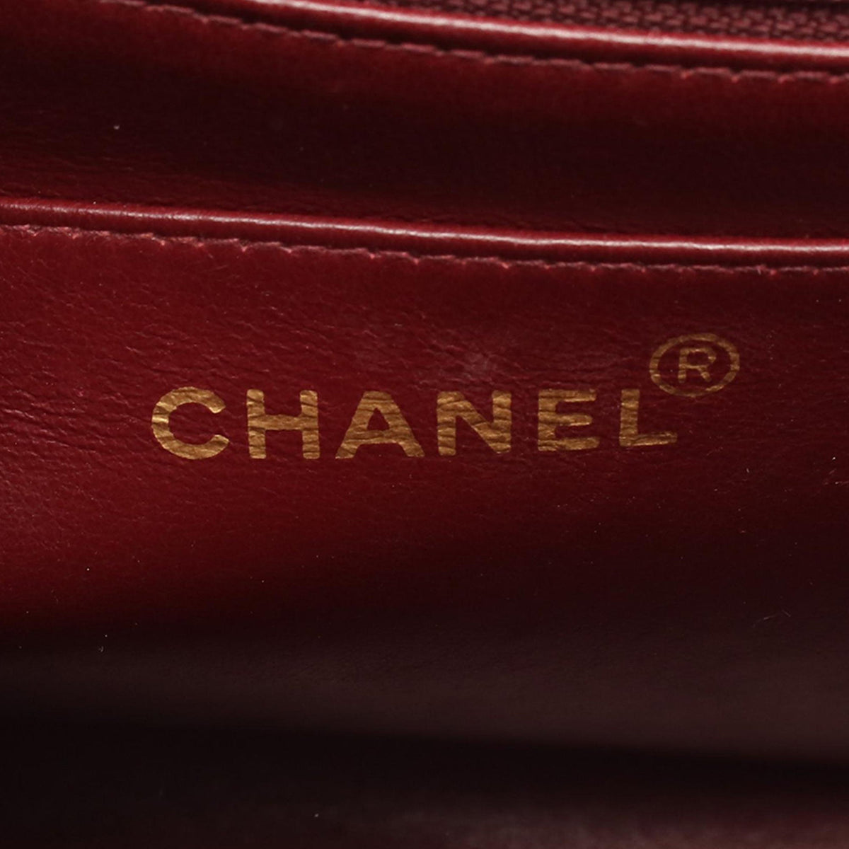 Chanel Small Chevron Lambskin Envelope Flap — Black