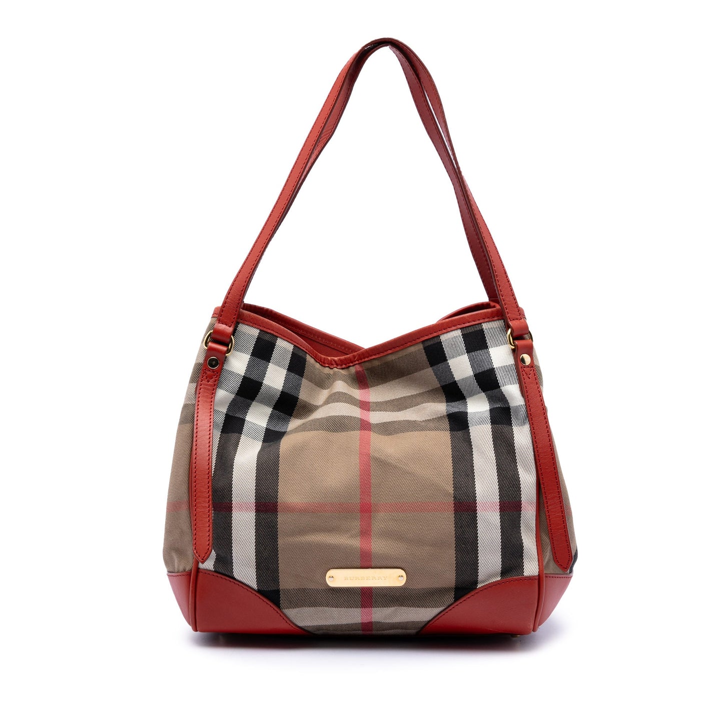 Small House Check Canvas Canterbury Tote