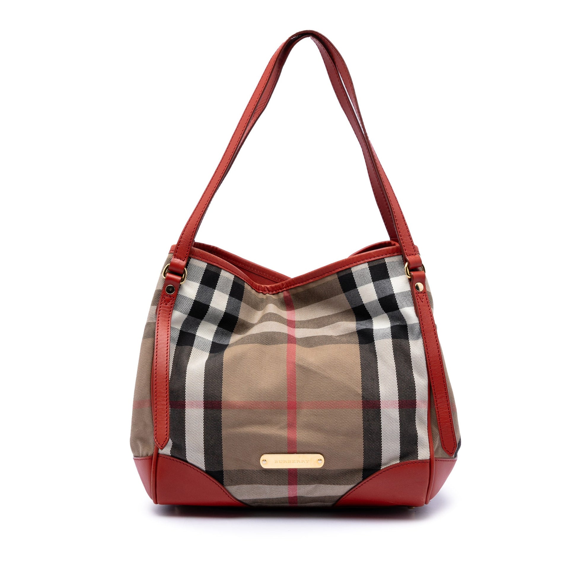 Small House Check Canvas Canterbury Tote