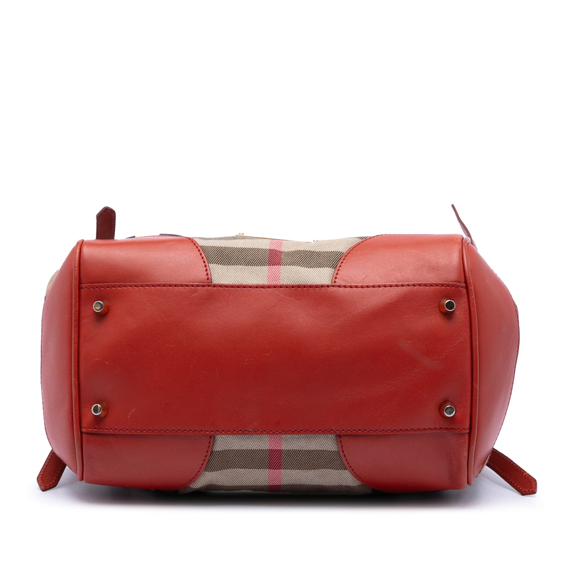 Small House Check Canvas Canterbury Tote