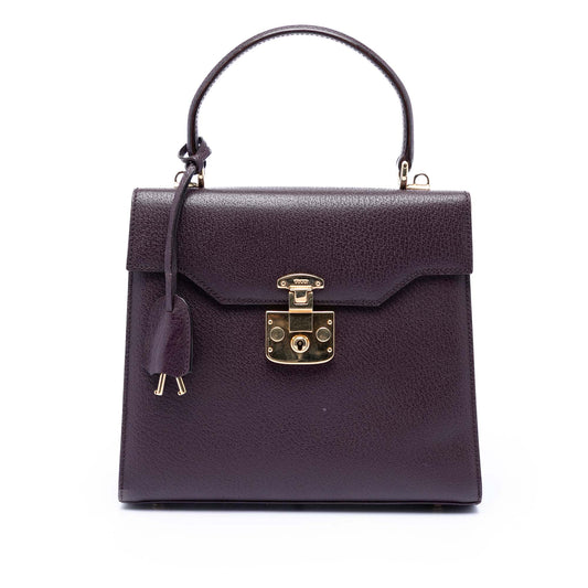Gucci Calfskin Lady Lock Satchel