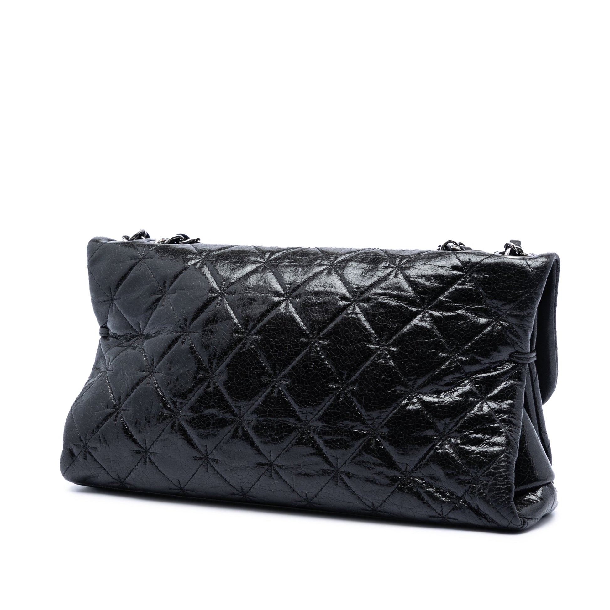 Chanel Glazed Crackled Calfskin Mademoiselle Flap