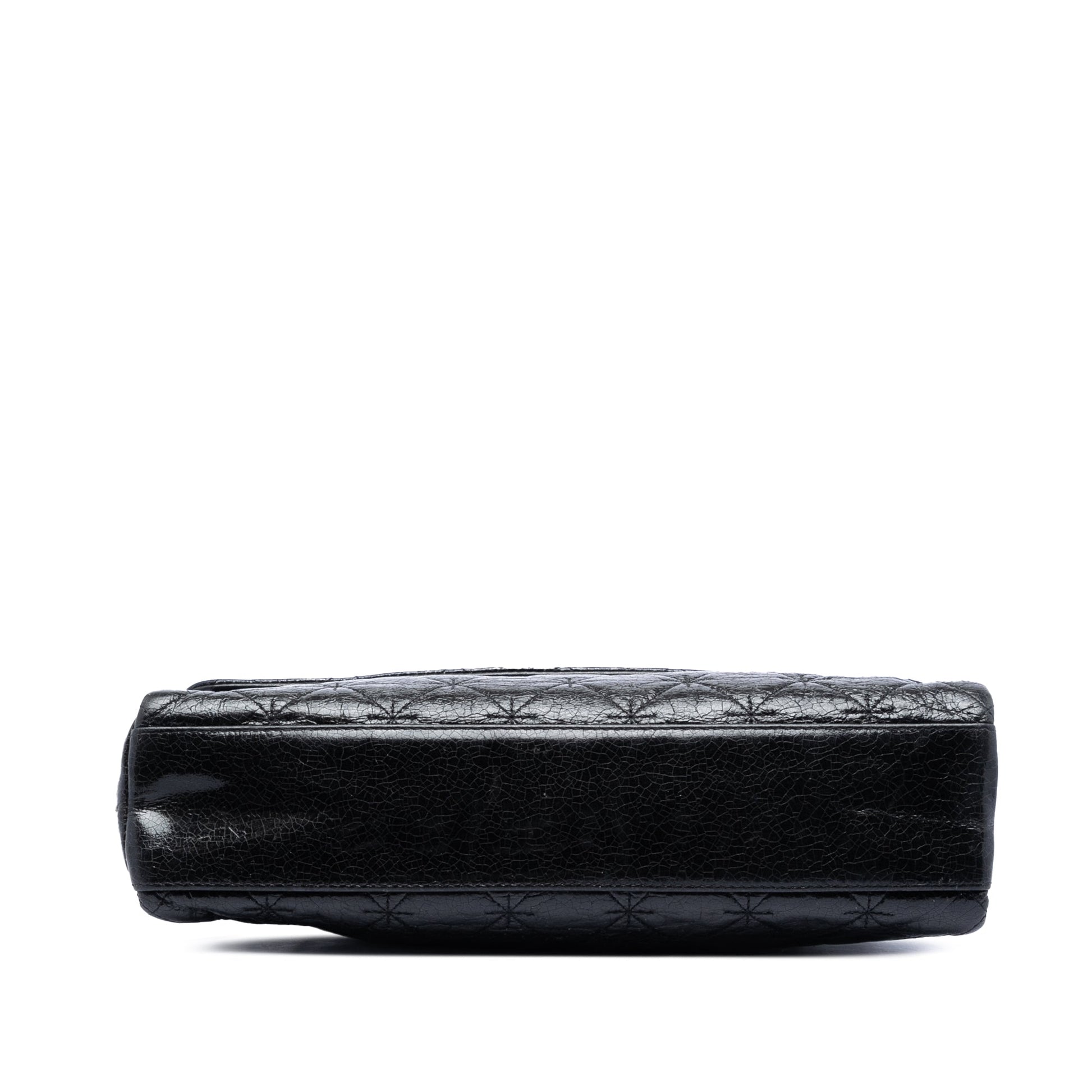 Chanel Glazed Crackled Calfskin Mademoiselle Flap