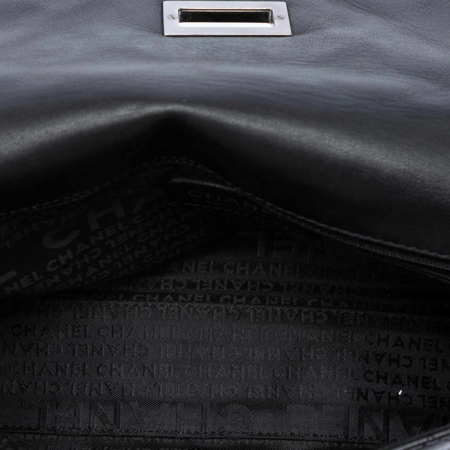 Chanel Glazed Crackled Calfskin Mademoiselle Flap
