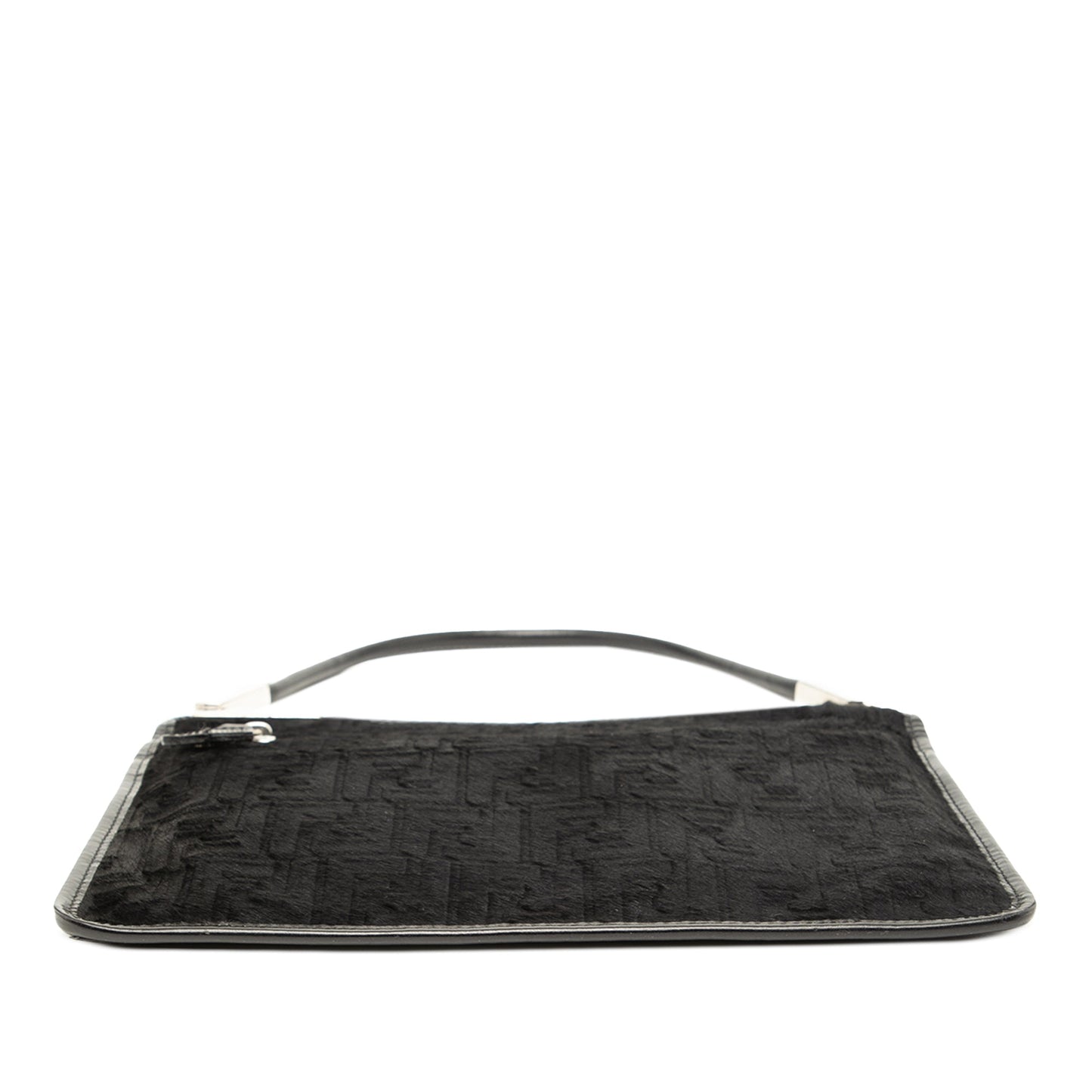 Fendi Zucca Pony Hair Shoulder Bag
