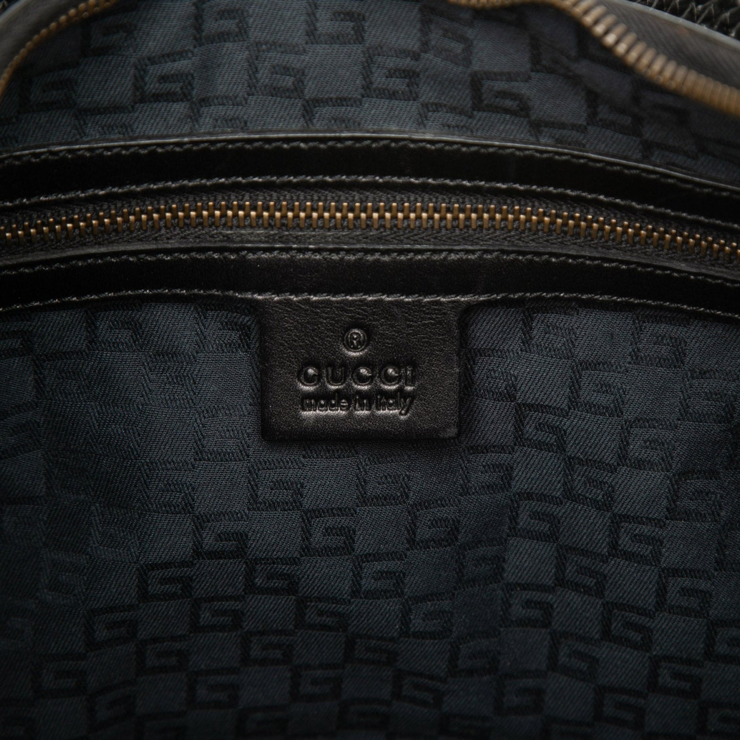 Gucci Calfskin Crescent Half Moon Hobo