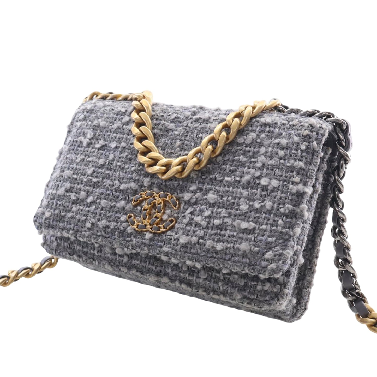 Chanel Tweed 19 Wallet On Chain