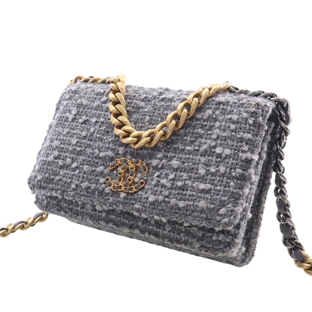 Chanel Tweed 19 Wallet On Chain