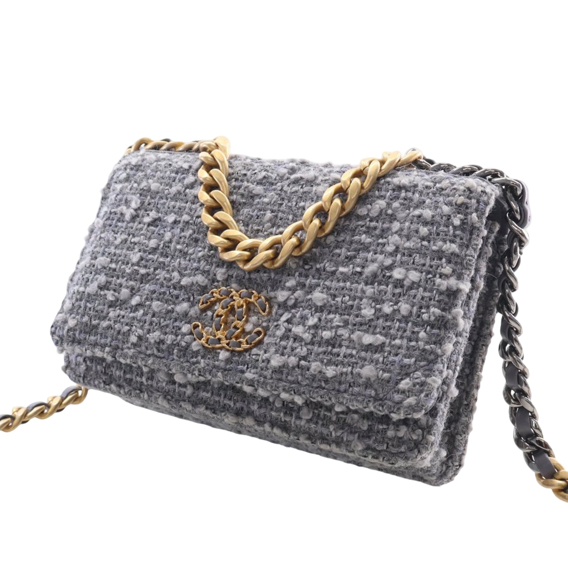 Chanel Tweed 19 Wallet On Chain