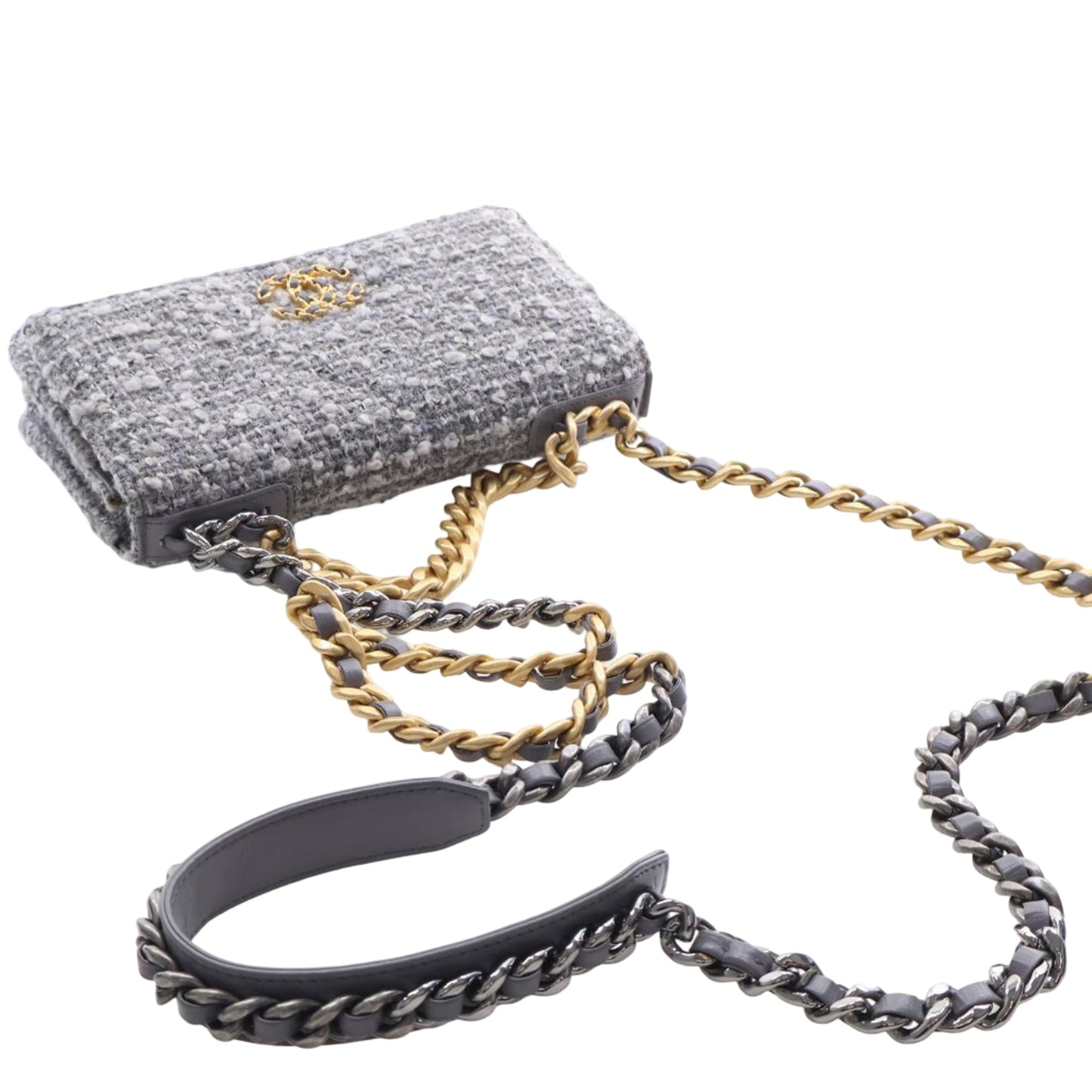 Chanel Tweed 19 Wallet On Chain