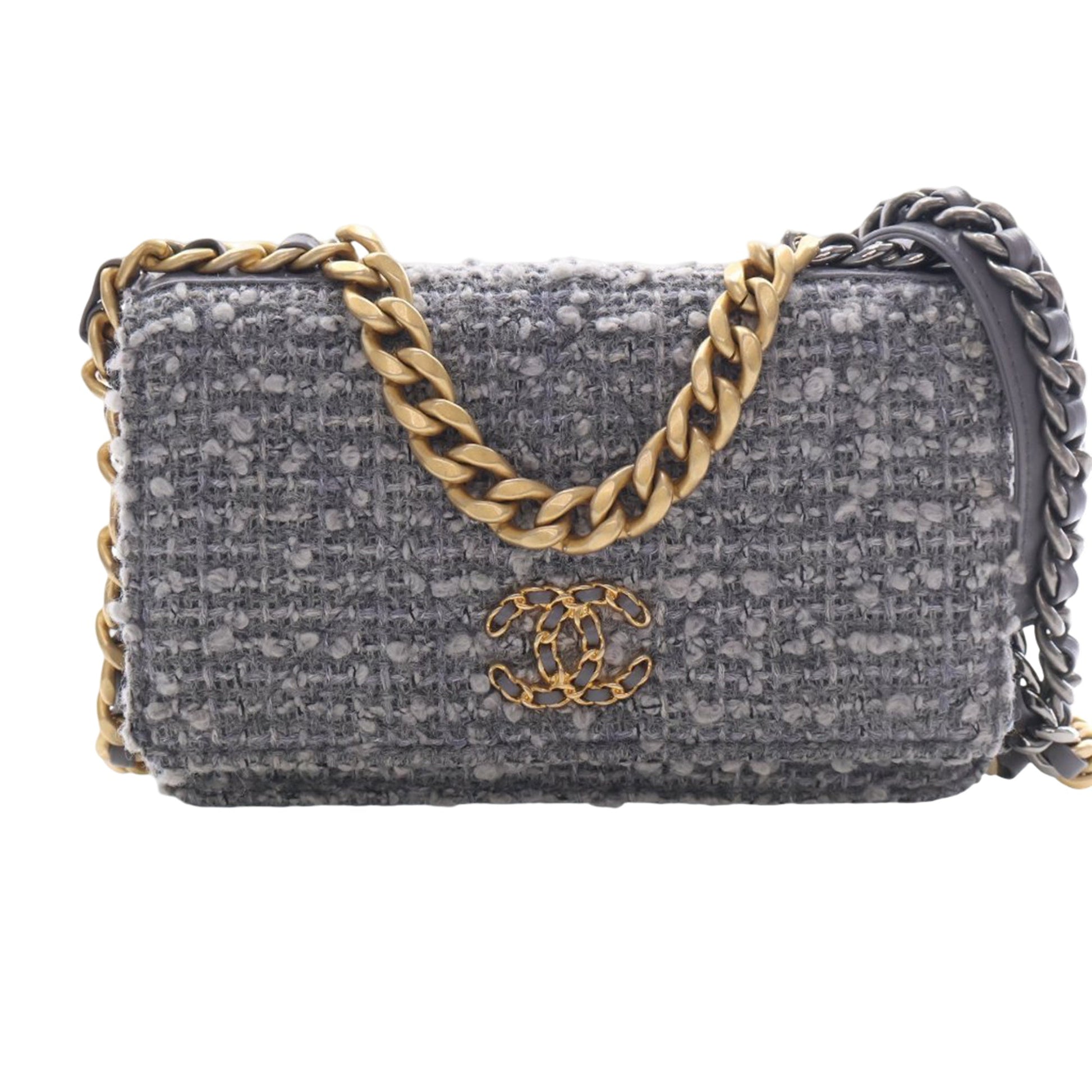 Chanel Tweed 19 Wallet On Chain