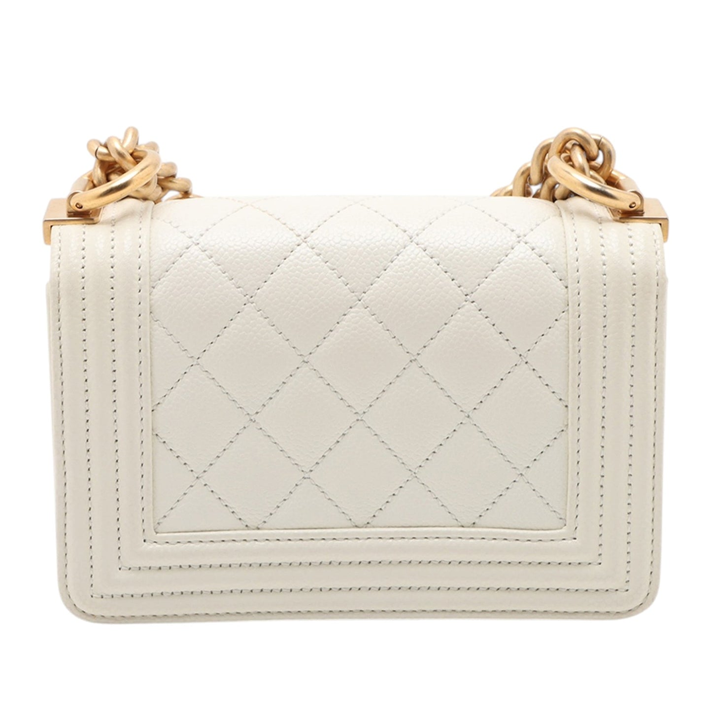 Chanel Mini Quilted Caviar Boy Flap