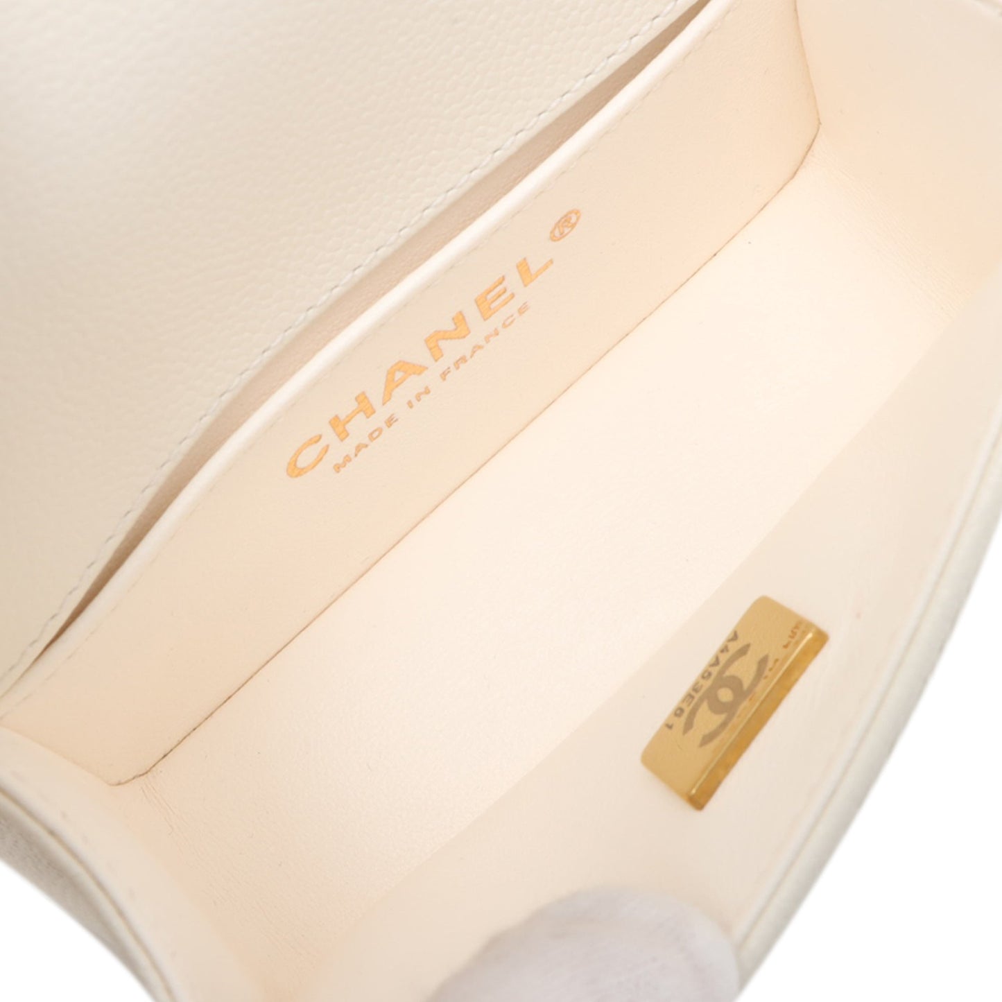 Chanel Mini Quilted Caviar Boy Flap
