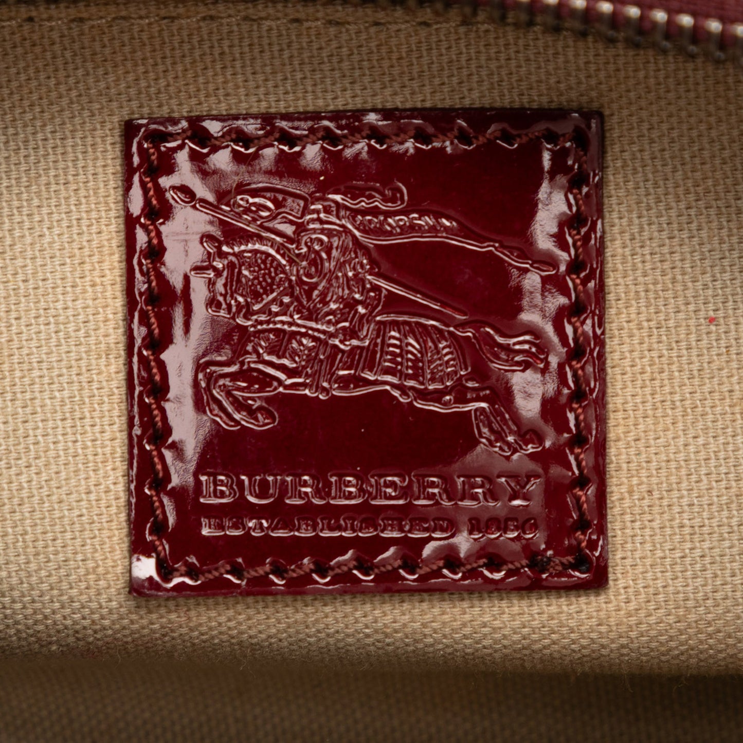 Burberry Small Nova Check Coated Canvas Hearts Hernville Hobo