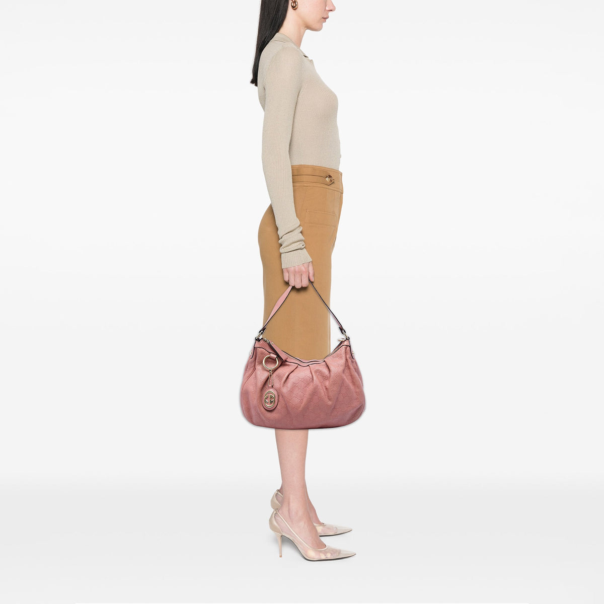 Gucci Guccissima Sukey Shoulder Bag