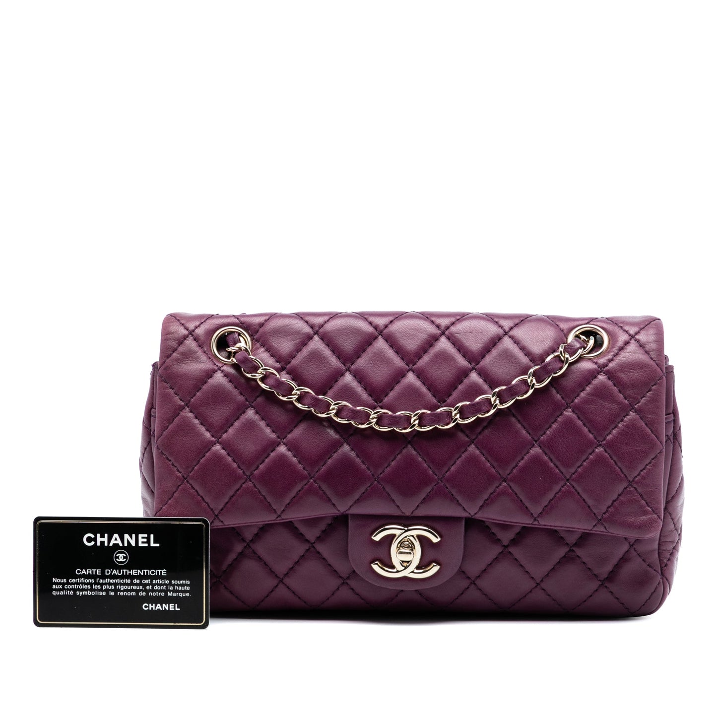 Chanel Medium Classic Lambskin Double Flap