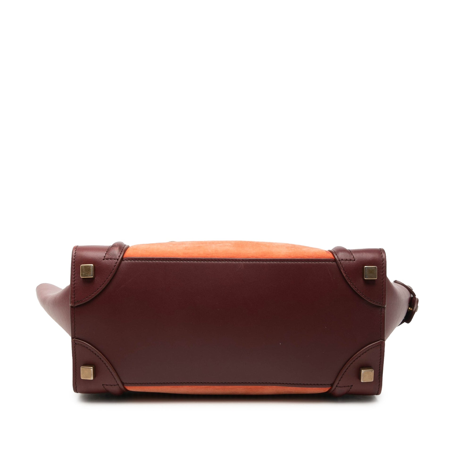 Celine Micro Bicolor Calfskin Luggage Tote