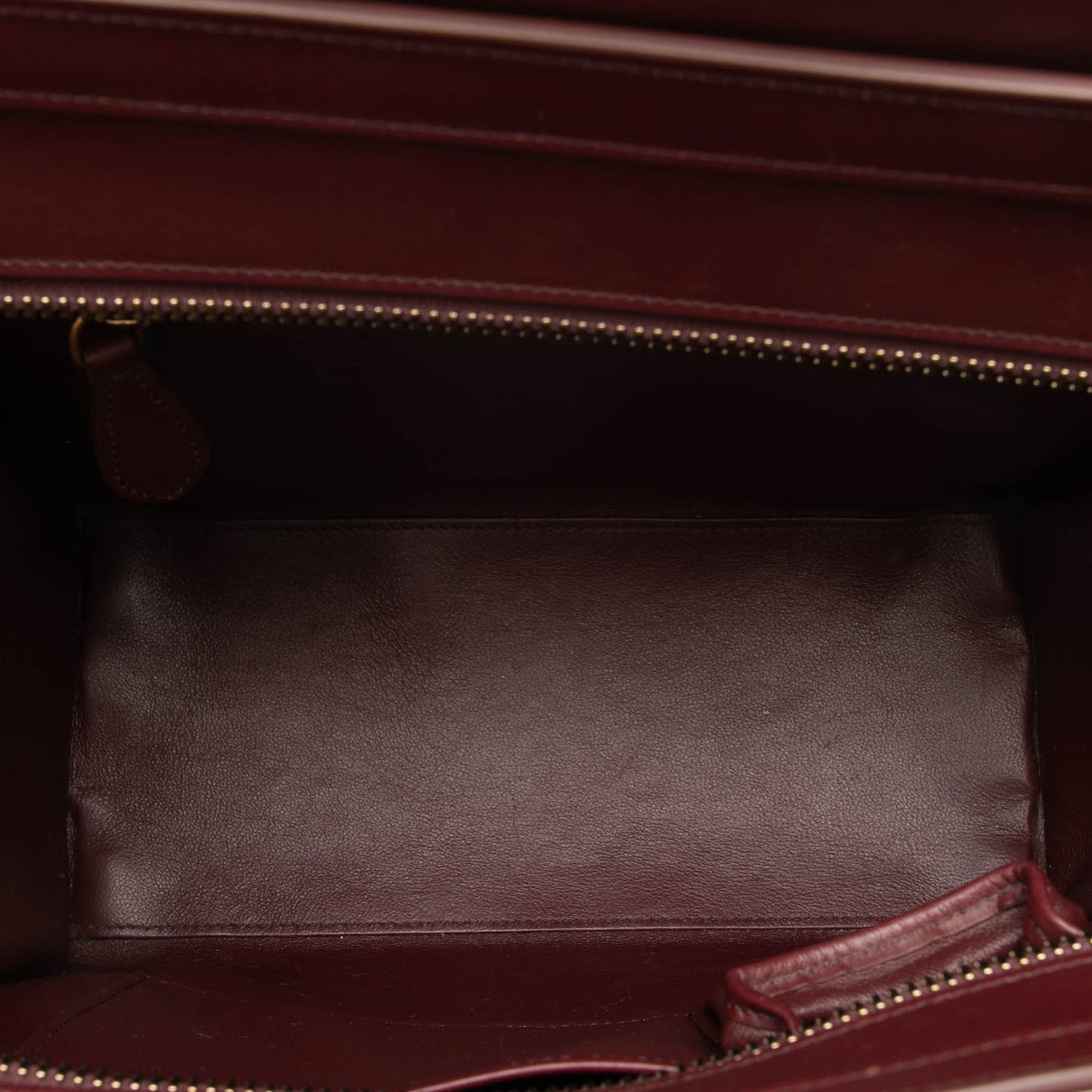 Celine Micro Bicolor Calfskin Luggage Tote