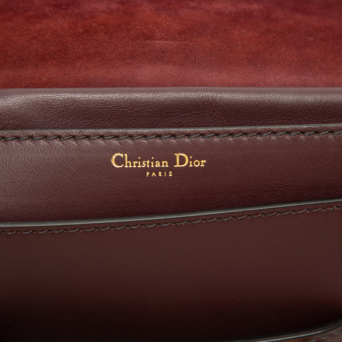 Dior Medium Calfskin J'Adior Leather Chain Flap — Red