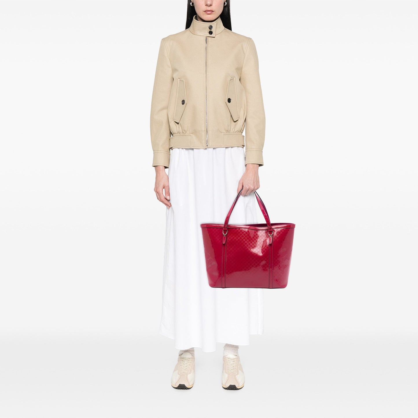 Gucci Patent Microguccissima Nice Tote