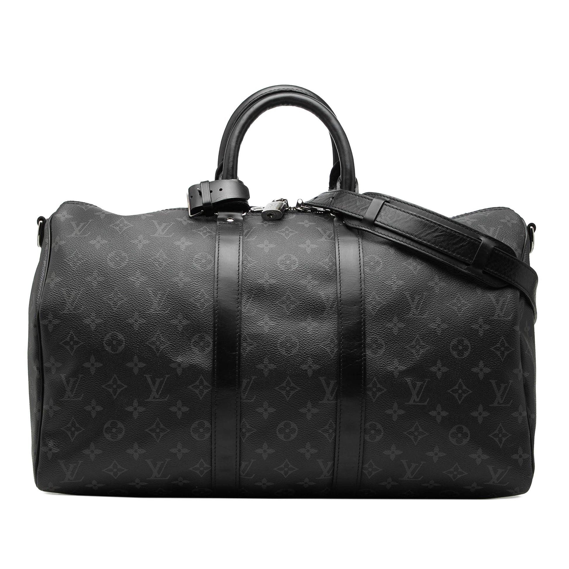Louis Vuitton Monogram Eclipse Keepall Bandouliere 45