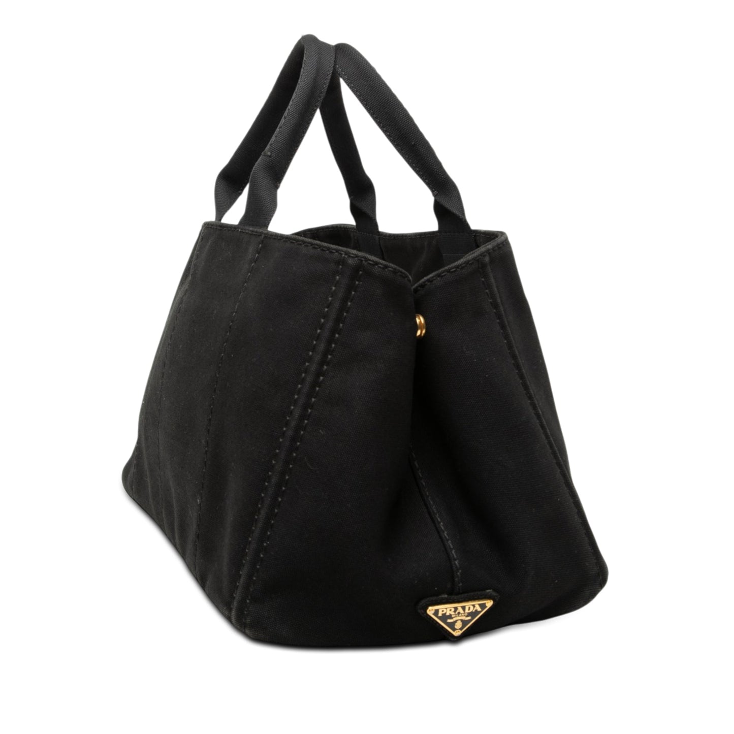 Prada Large Canvas Canapa Logo Satchel