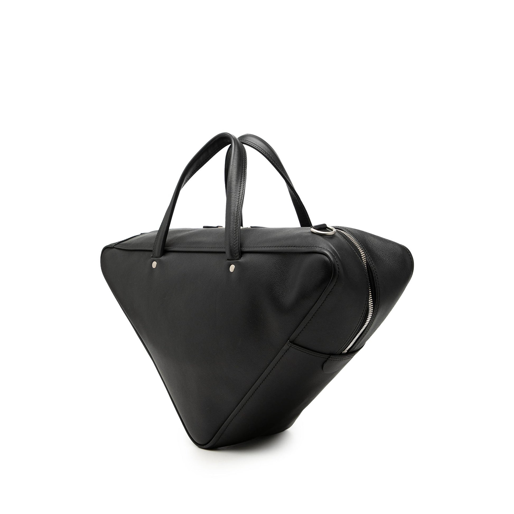 Balenciaga Medium Leather Triangle Duffle Bag