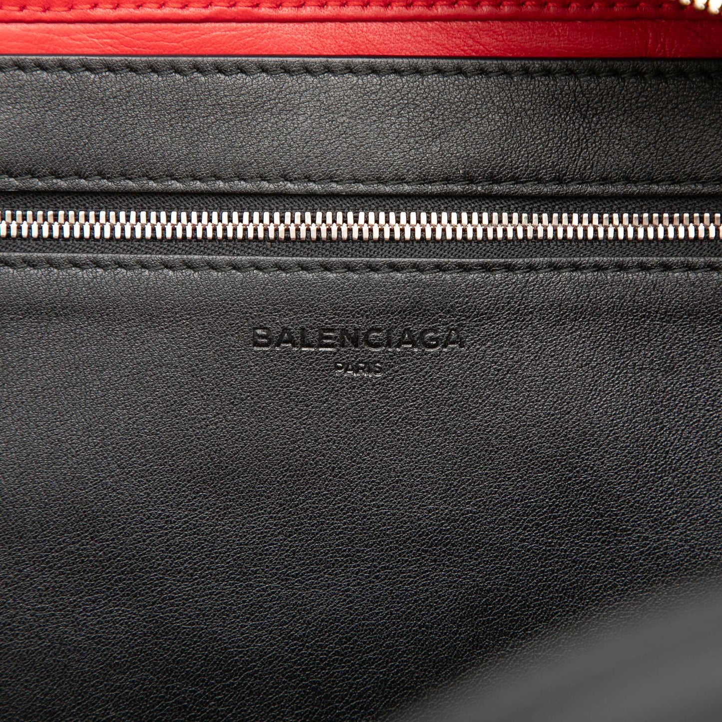 Balenciaga Medium Leather Triangle Duffle Bag