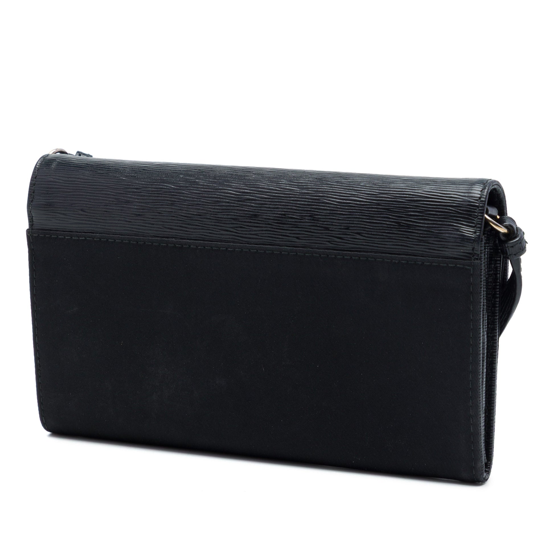 Prada Vitello Move and Tessuto Wallet On Strap