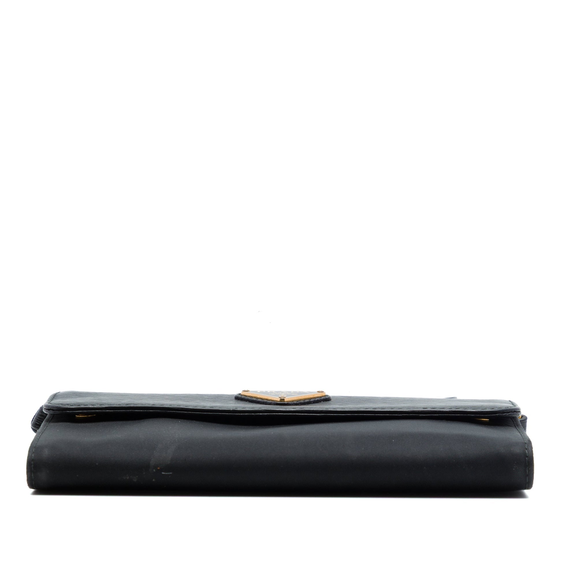 Prada Vitello Move and Tessuto Wallet On Strap