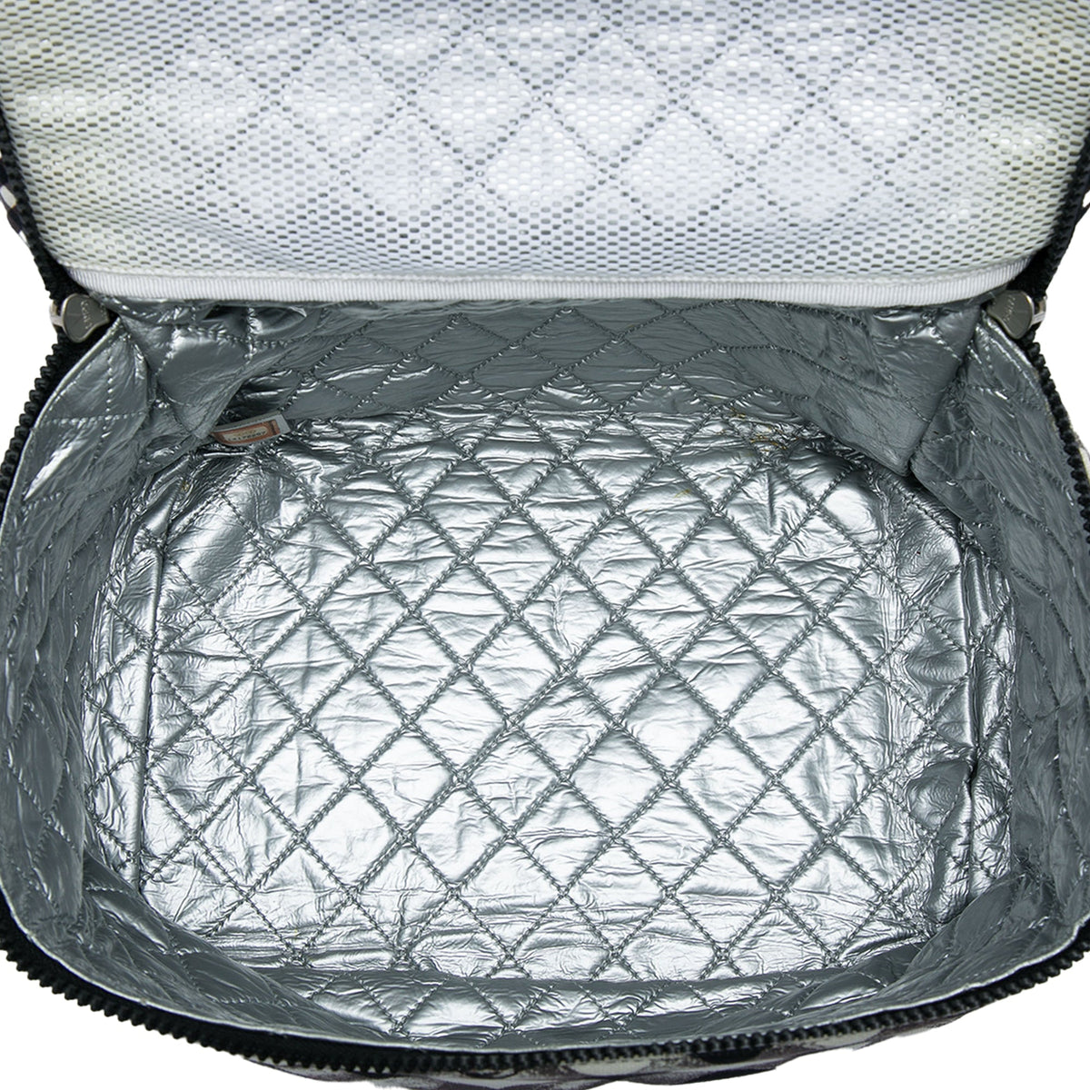Chanel CC Canvas Gingham Lunch Box Shoulder Bag