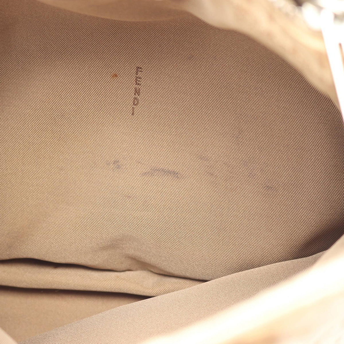 Fendi Zucchino Canvas Tote — Beige