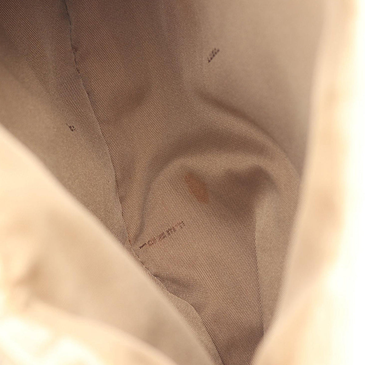 Fendi Zucchino Canvas Tote — Beige