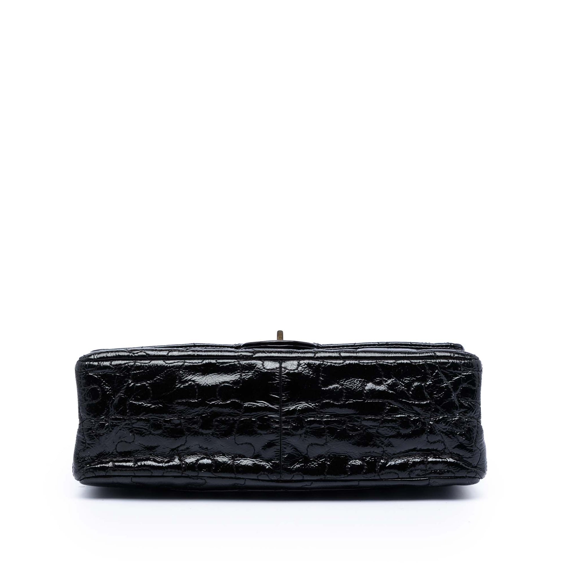 Chanel Crackled Patent Puzzle Reissue 2.55 Double Flap 226