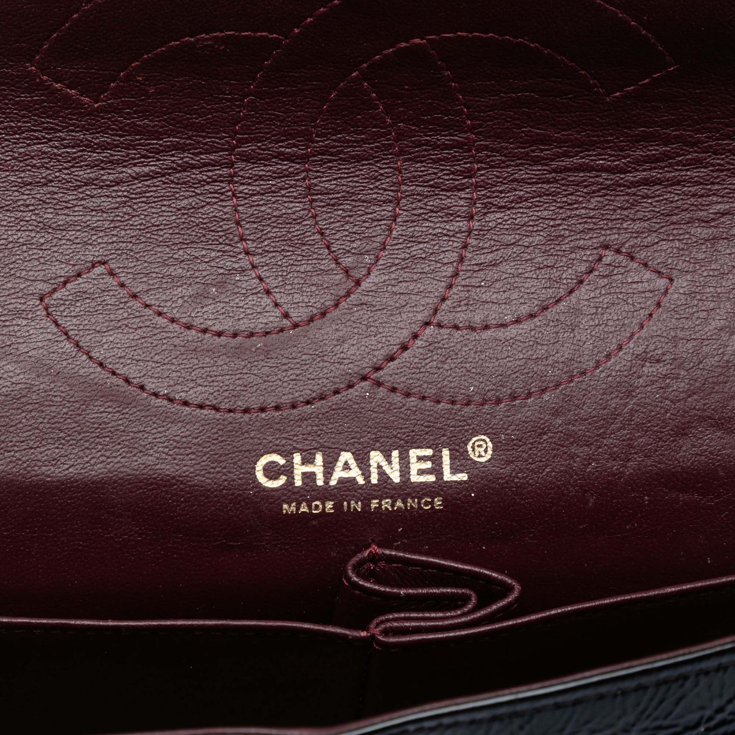 Chanel Crackled Patent Puzzle Reissue 2.55 Double Flap 226
