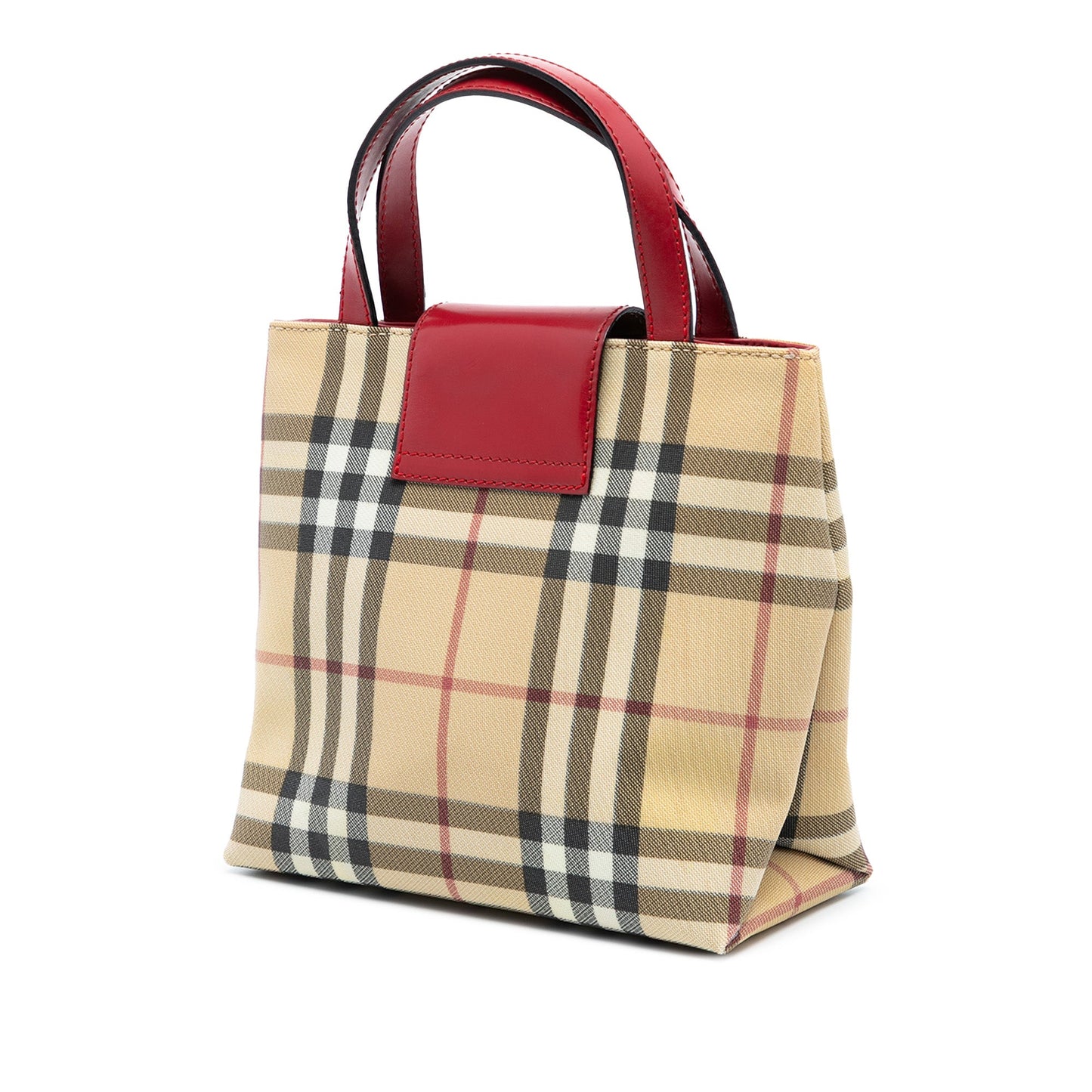 Burberry House Check Coated Canvas Handbag