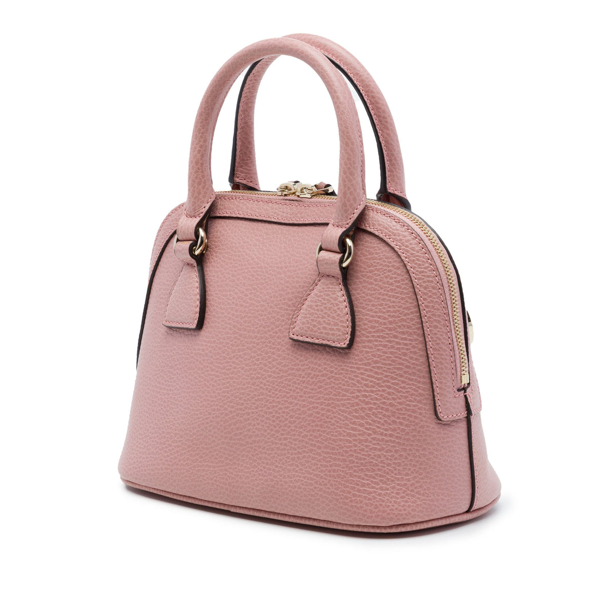 Gucci Mini Calfskin GG Charm Dome Satchel
