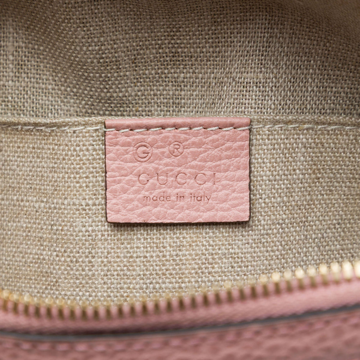 Gucci Mini Calfskin GG Charm Dome Satchel