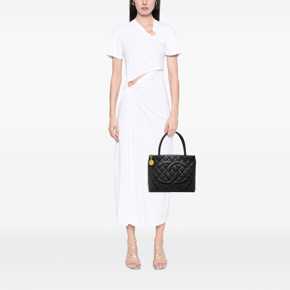Chanel Caviar Medallion Tote