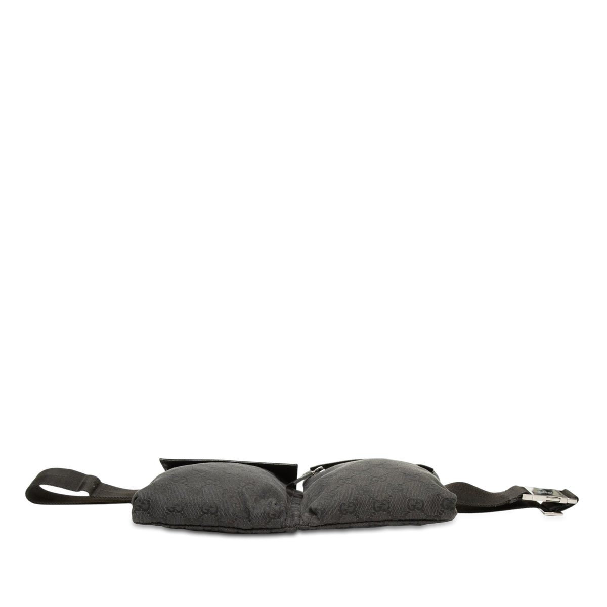 Gucci GG Canvas Double Pocket Belt Bag