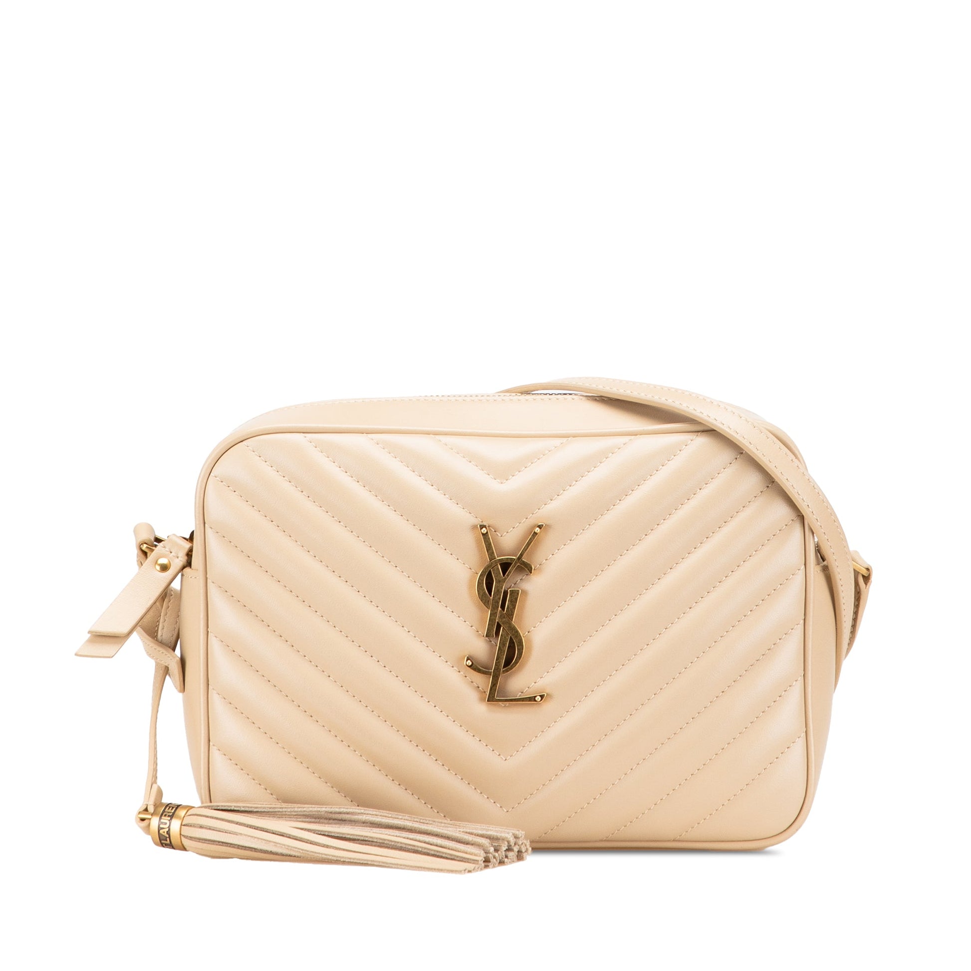 Saint Laurent Quilted Leather Lou Camera Bag