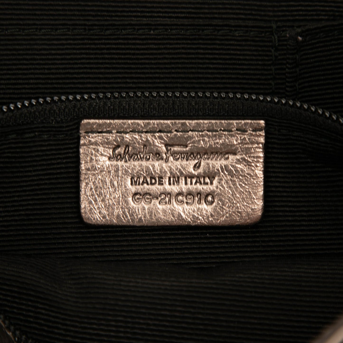 Ferragamo Perforated Leather Gancini Shoulder Bag
