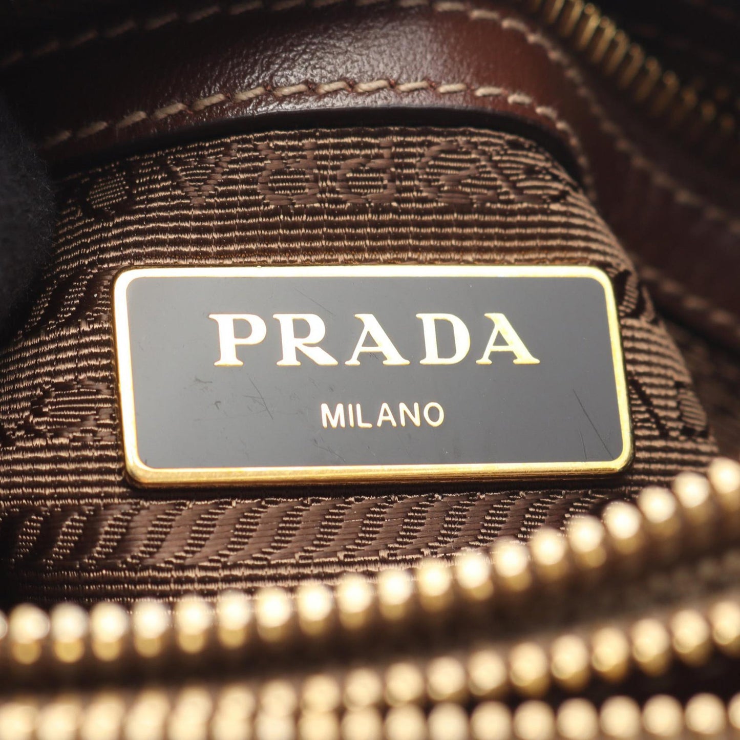 Prada Canapa Logo Jacquard Crossbody Bag
