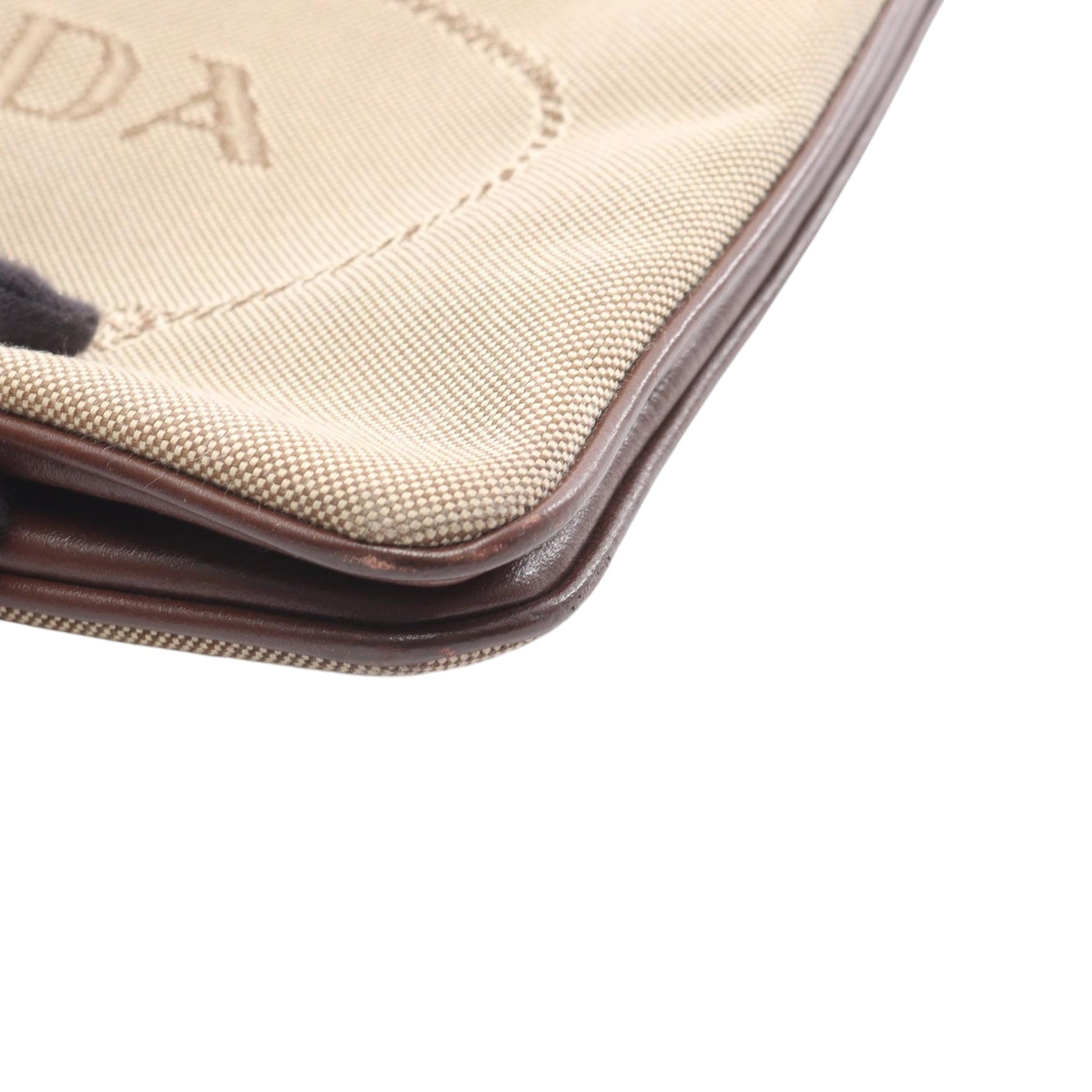 Prada Canapa Logo Jacquard Crossbody Bag