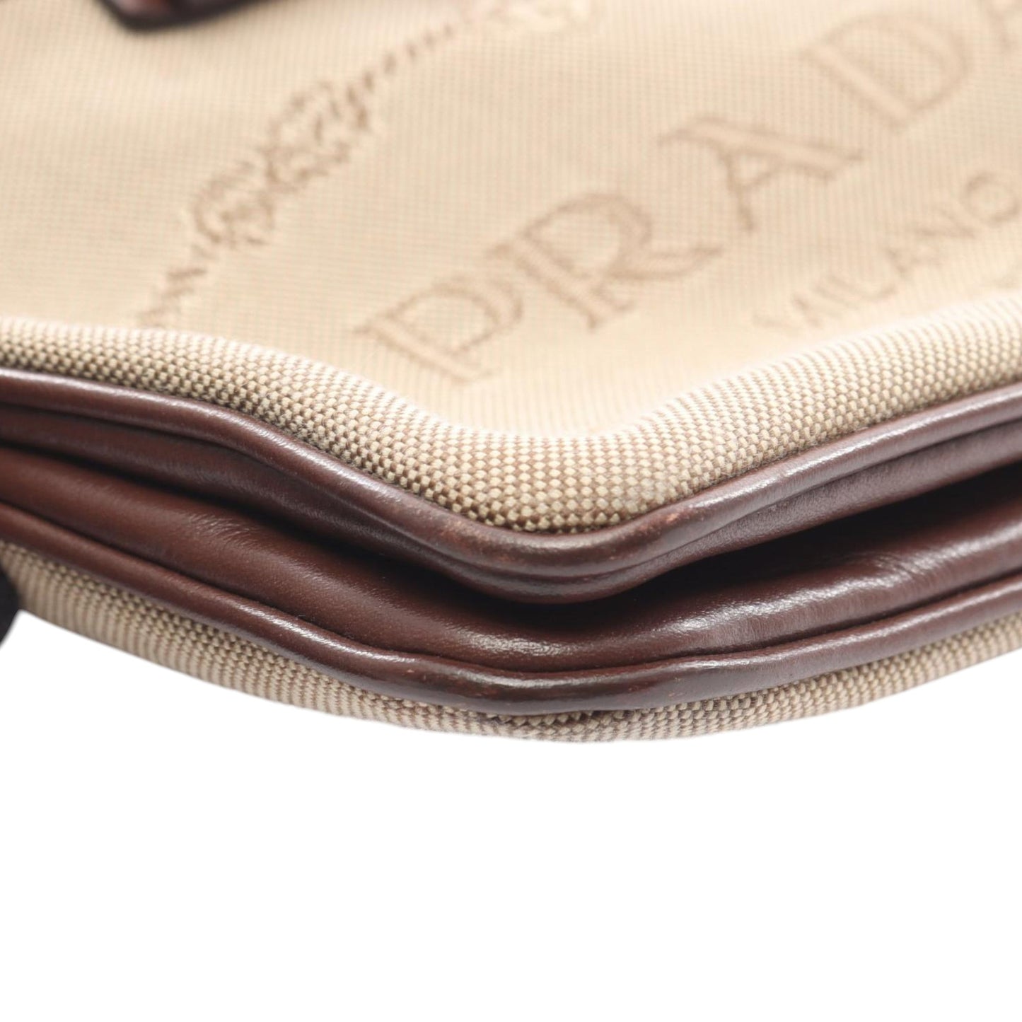 Prada Canapa Logo Jacquard Crossbody Bag