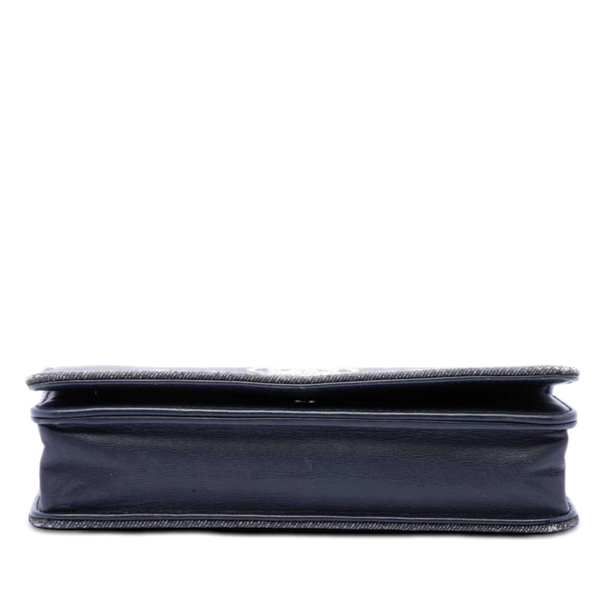 Chanel Denim Deauville Wallet On Chain